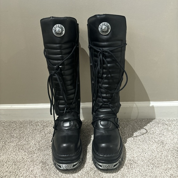 New Rock Metallic High 272 Reactor Platform Boots - Picture 4 of 5